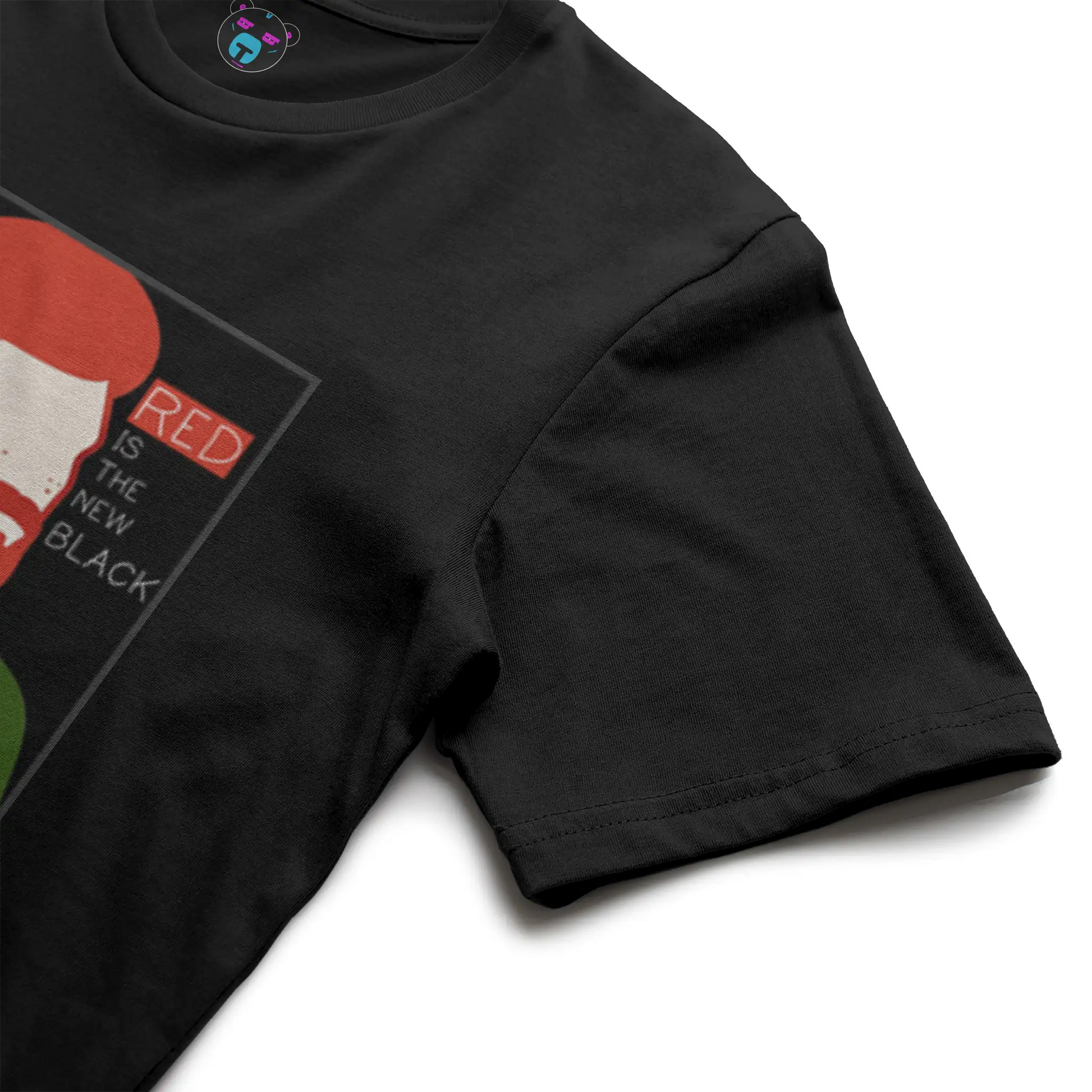 Red is the new black tee
