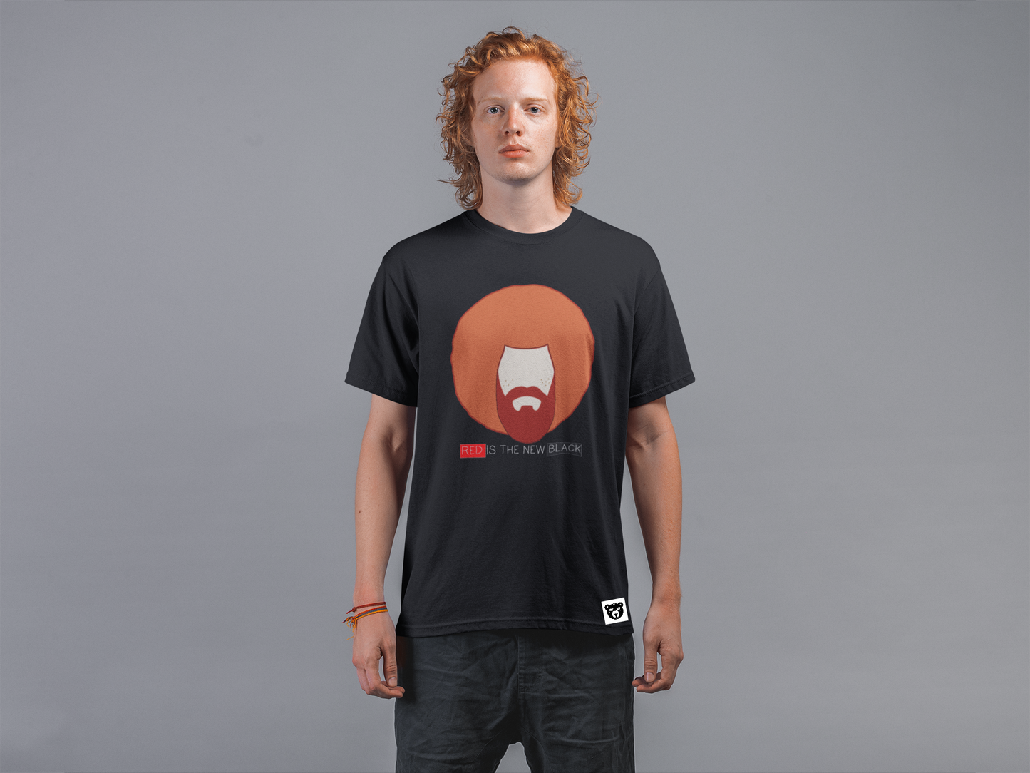 Red is the new black Pride tee